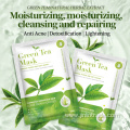 Wholesale Whitening Hydrating Green Tea Facial Sheet Mask